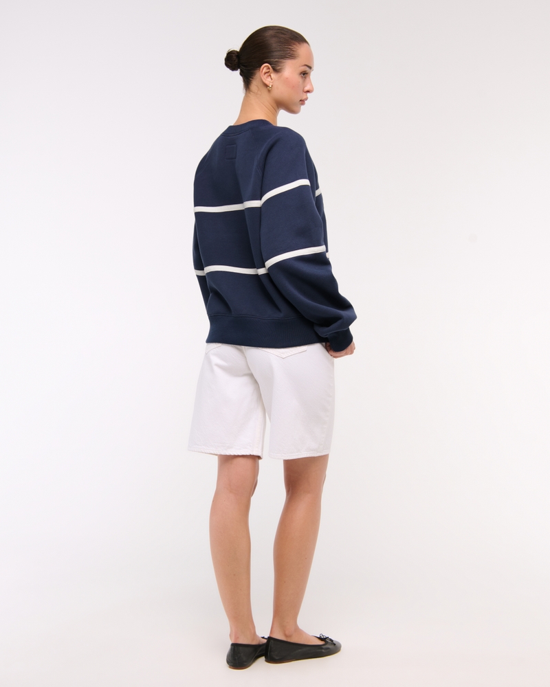 Sporty Graphic Crew
