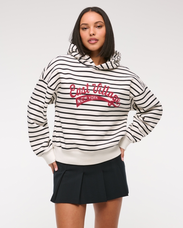 East Village Graphic Sunday Hoodie, Light Sand view 1