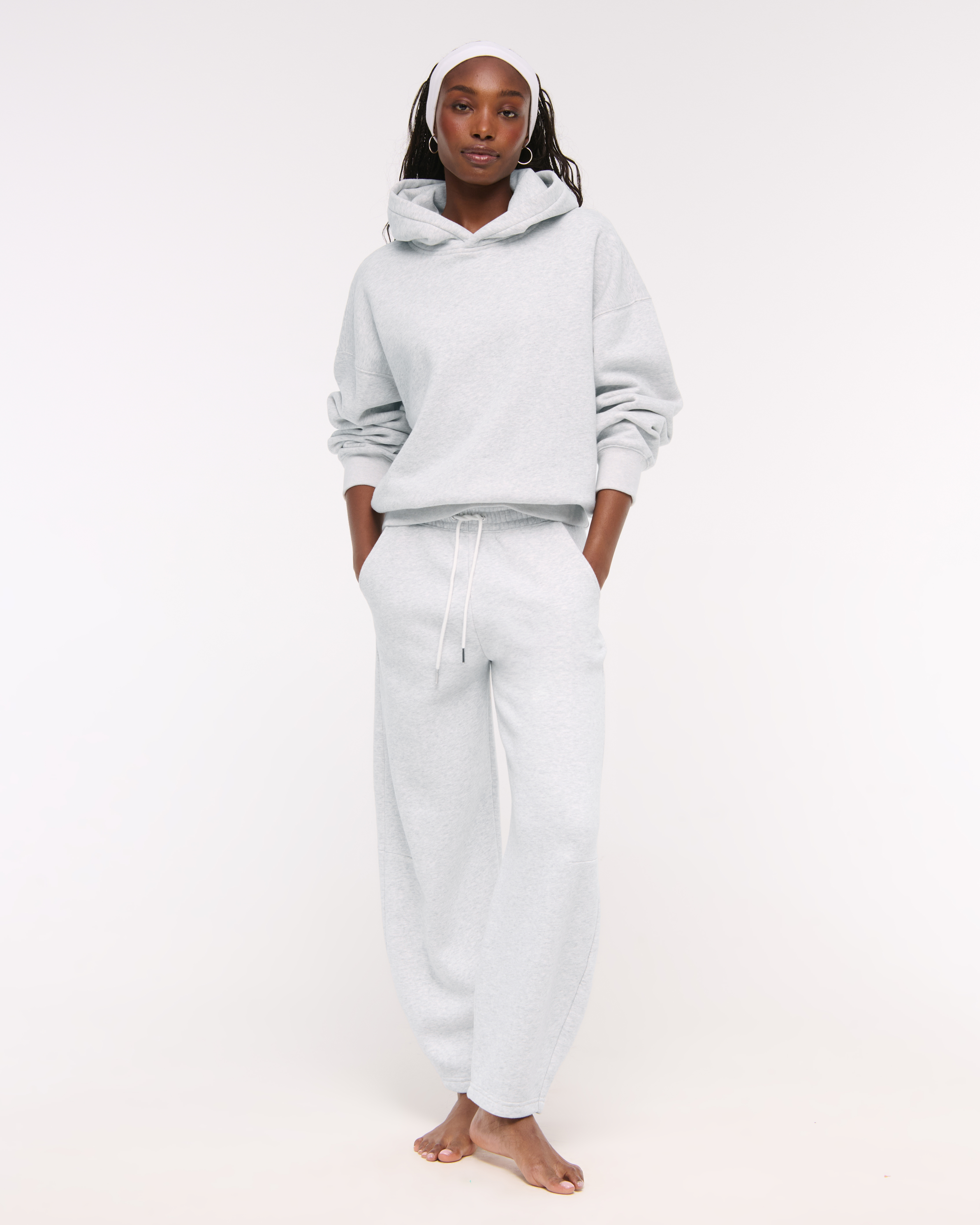 Abercrombie & Fitch Sunday Hoodie In Gray