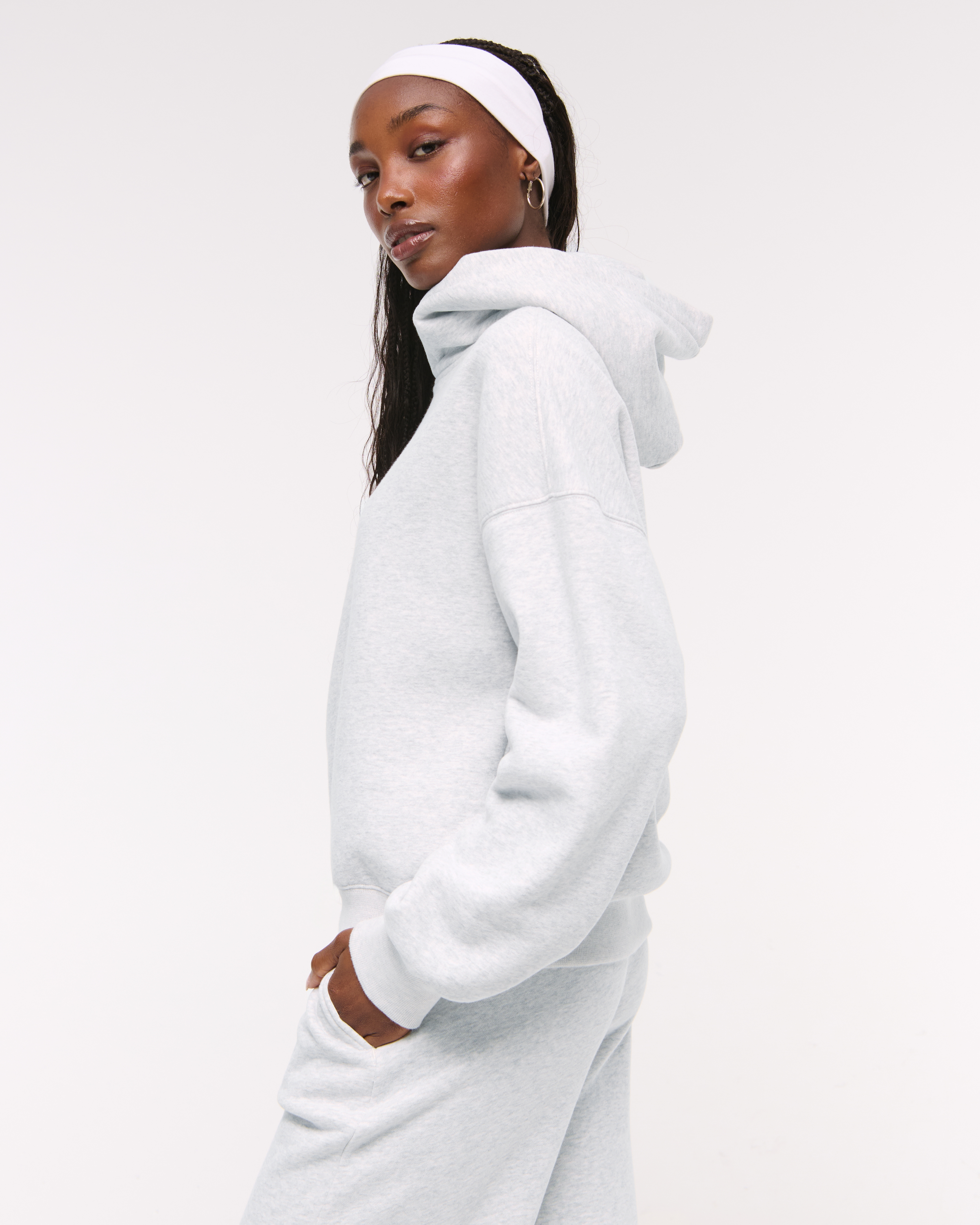 Abercrombie & Fitch Sunday Hoodie In Gray