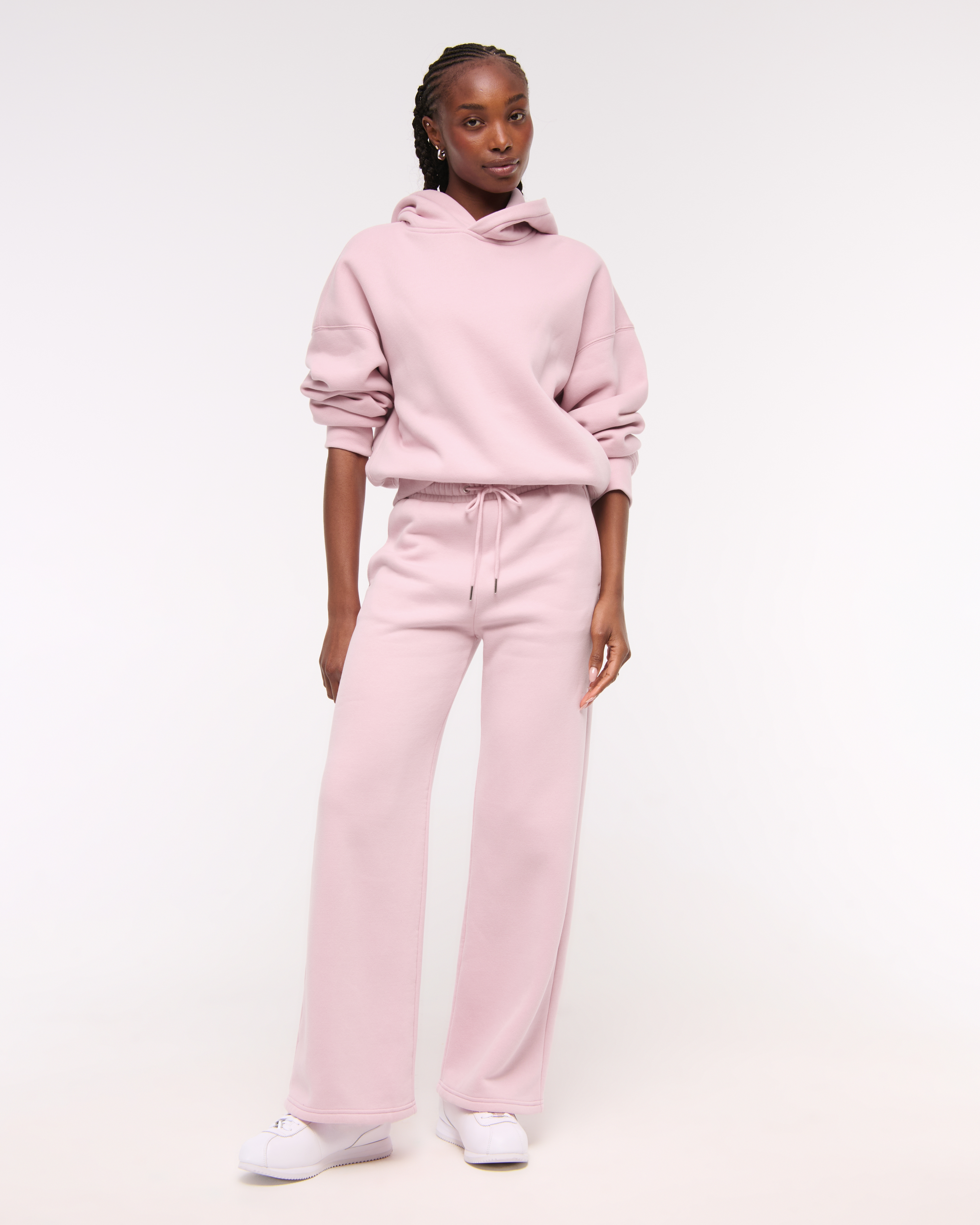 Abercrombie & Fitch Sunday Hoodie In Purple