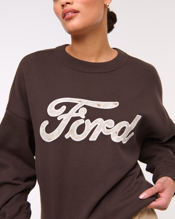 Ford Vintage Sunday Crew, Dark Brown view 1