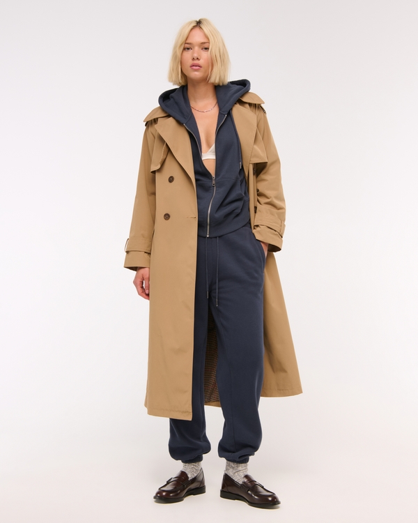 Essential Sunday Hooded Full-Zip, Sapphire view 2