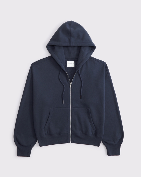 Sunday Hooded Full-Zip, Sapphire view 1