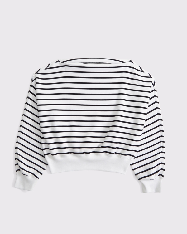 Sunday Slash Top, White Stripe view 1