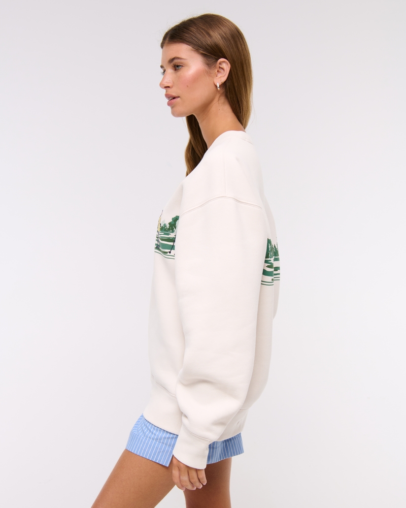 Golf Graphic Oversized Sunday Crew