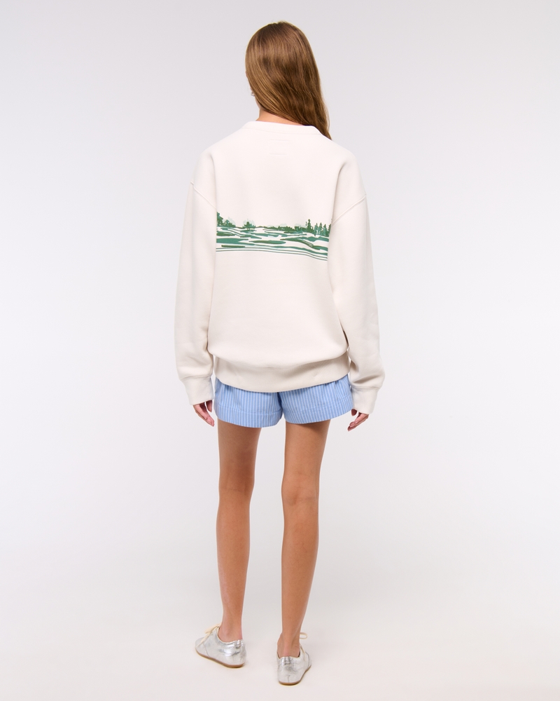 Golf Graphic Oversized Sunday Crew