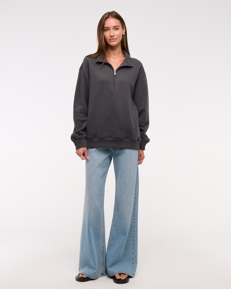 トップス Vintage Half Zip Sweat Shirt size2 KIC_152-4211-00282-338_model2?