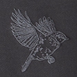 dark gray embroidery