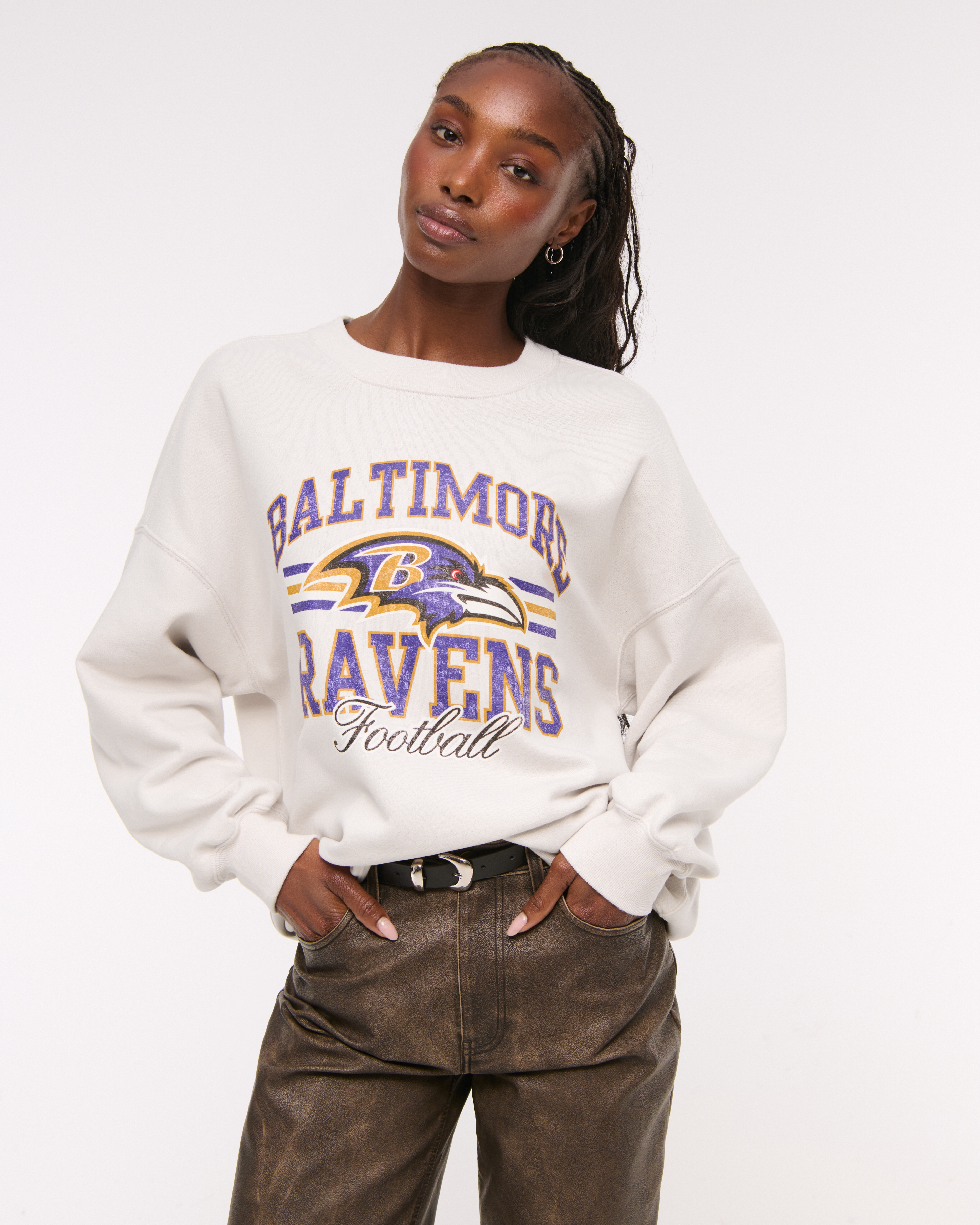 Abercrombie & Fitch Baltimore Ravens  Sunday Crew
