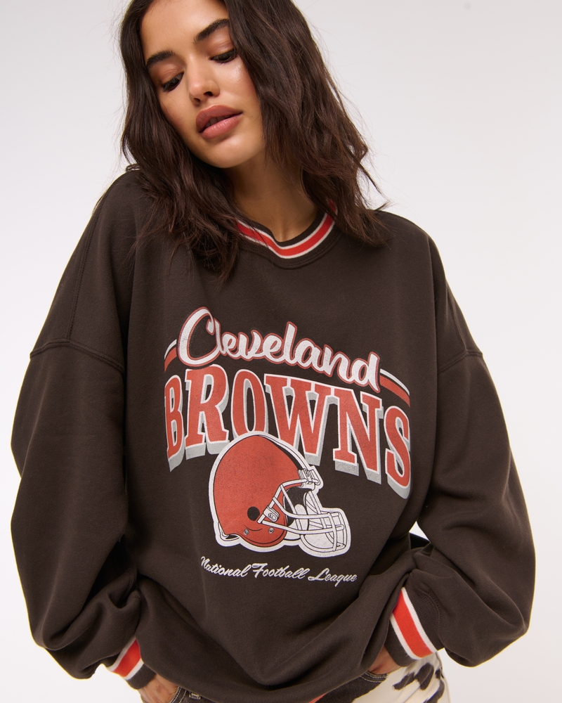 Cleveland Browns Graphic Crew Sweatshirt