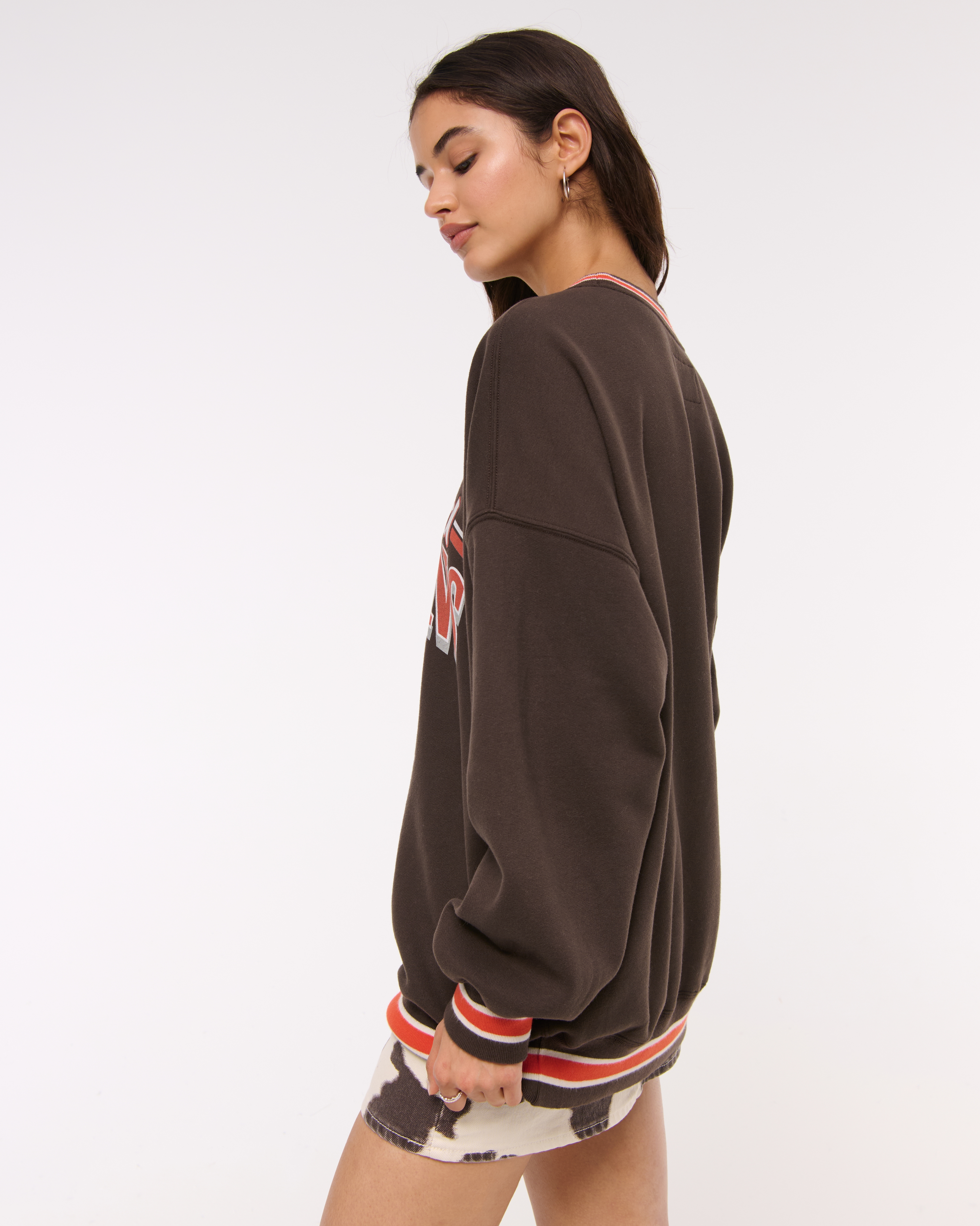 ★Abercrombie & Fitch★New England Patriotsスウェット Men's New England Patriots Half-Zip Sweatshirt | Men's Tops