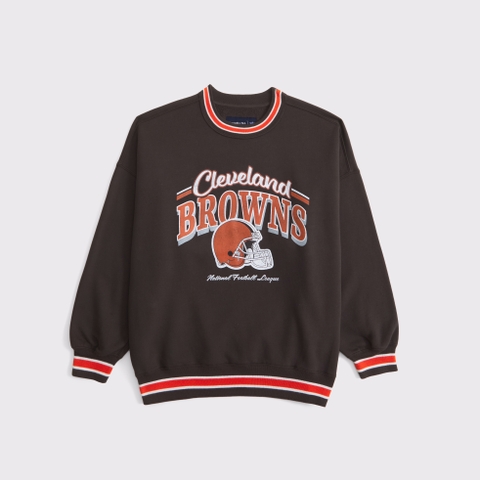 Женские свитеры Abercrombie & Fitch Cleveland Browns Sunday Crew