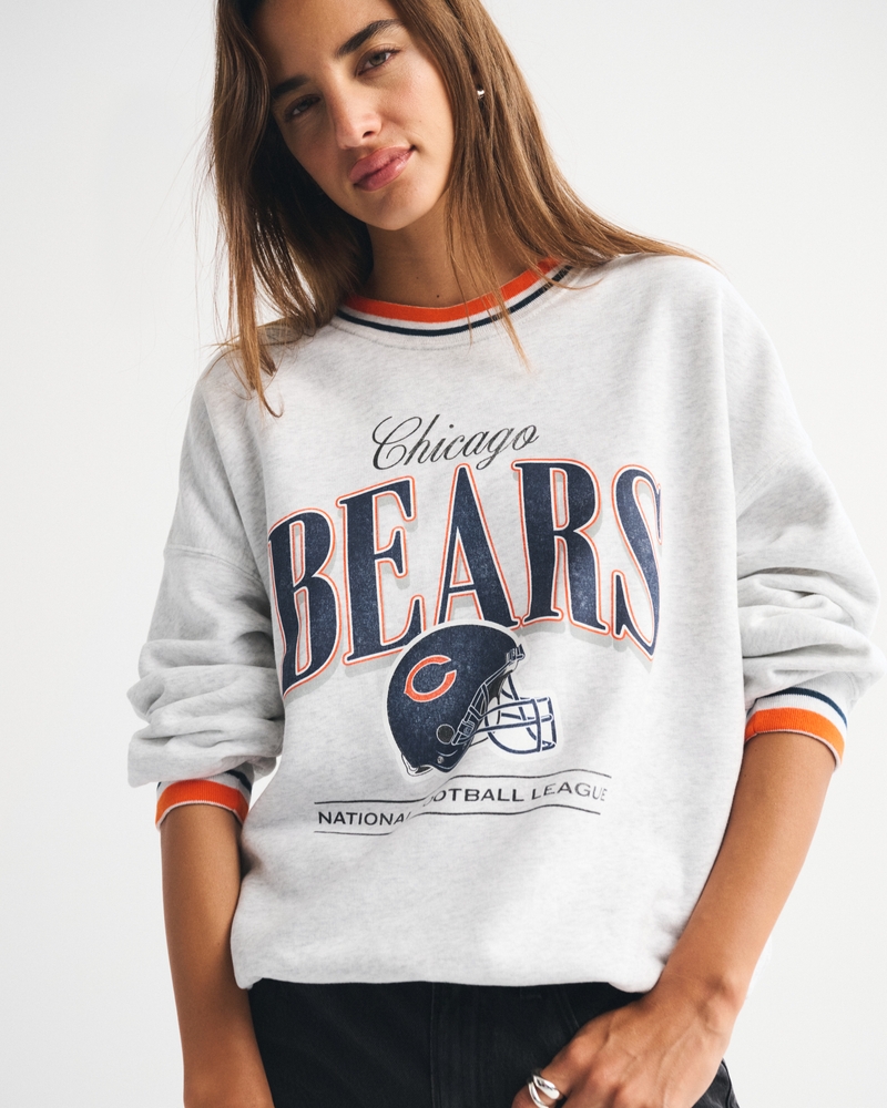 Chicago Bears Graphic Crew Sweatshirt
