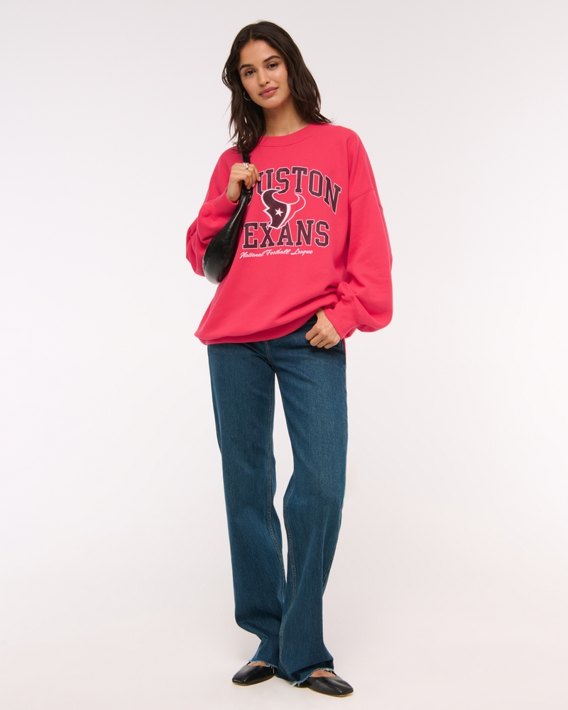Houston Texans Vintage Sunday Crew