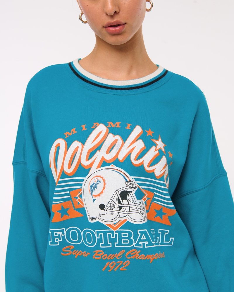 Miami Dolphins Vintage Sunday Crew