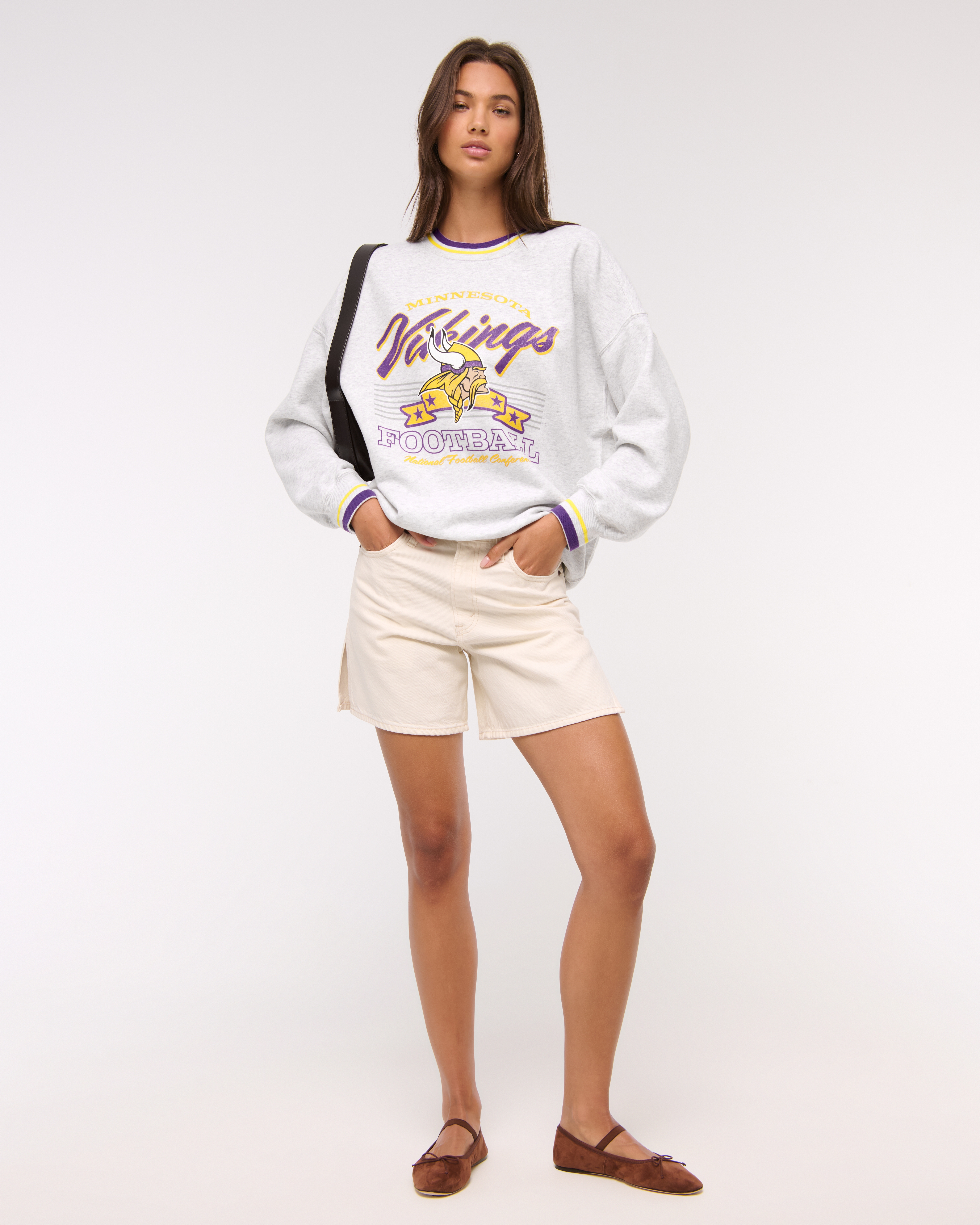 トップス 1940s McKesson Robbins Inc. athletic Women's Minnesota Vikings Vintage Sunday Crew | Women's Tops