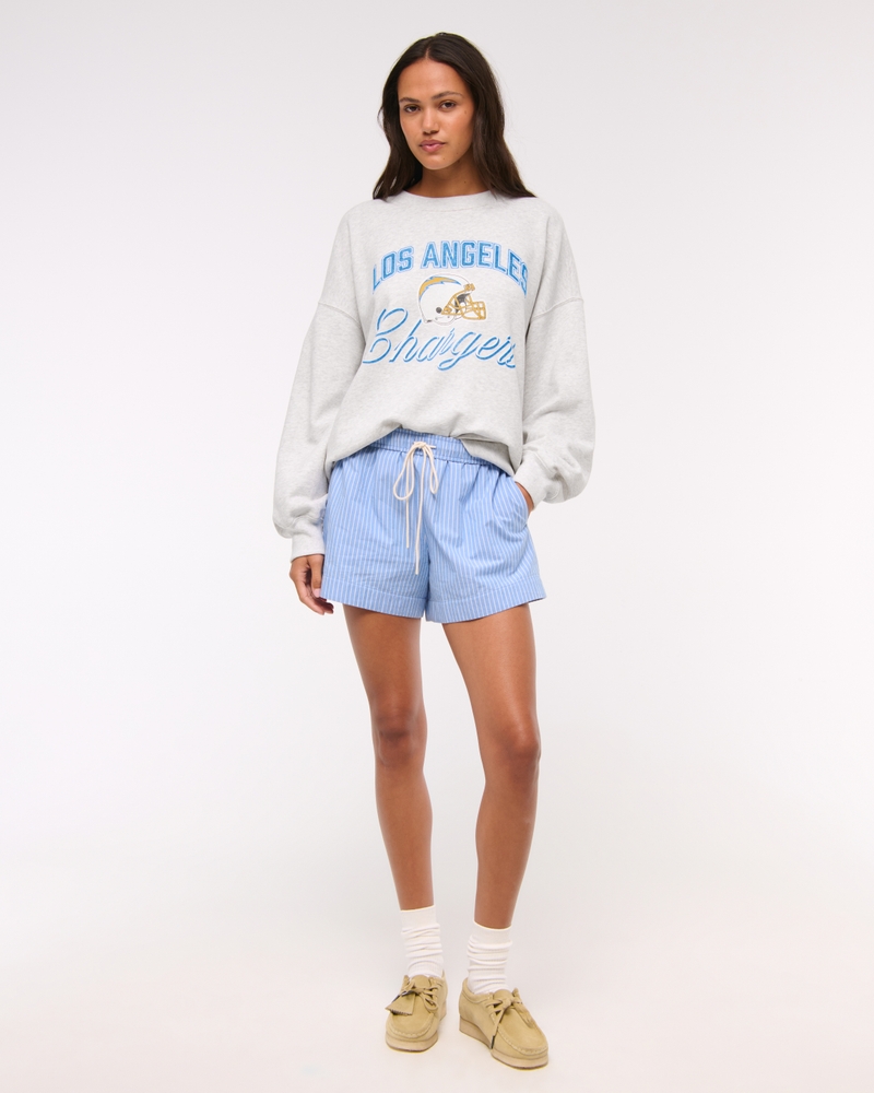 Los Angeles Chargers Graphic Vintage Sunday Crew