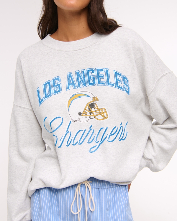 Los Angeles Chargers Graphic Vintage Sunday Crew