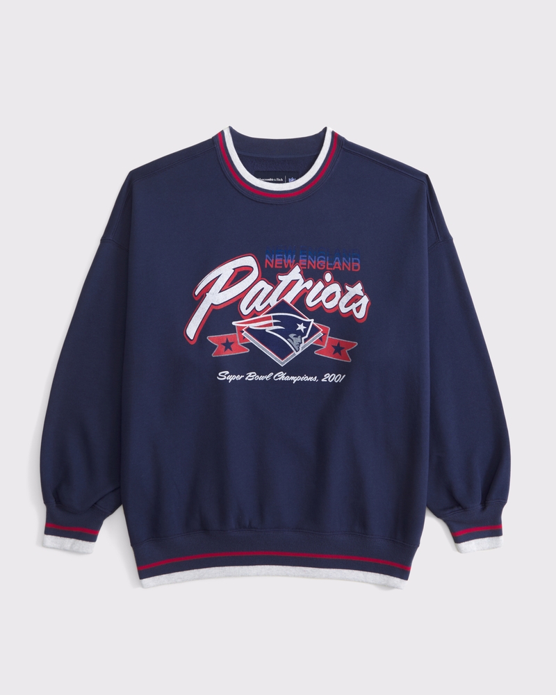 ★Abercrombie & Fitch★New England Patriotsスウェット Women's New England Patriots Vintage Sunday Crew | Women's