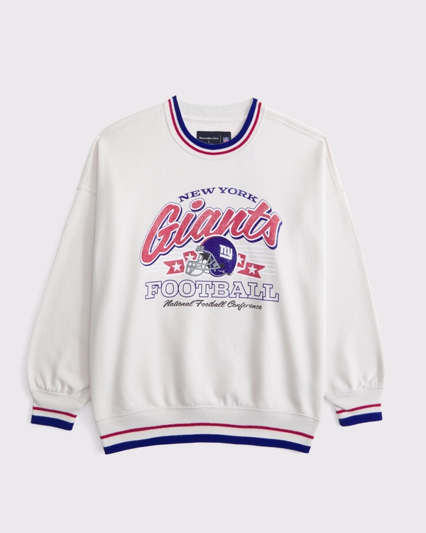 New York Giants Vintage Sunday Crew, Cream - Giants view 1