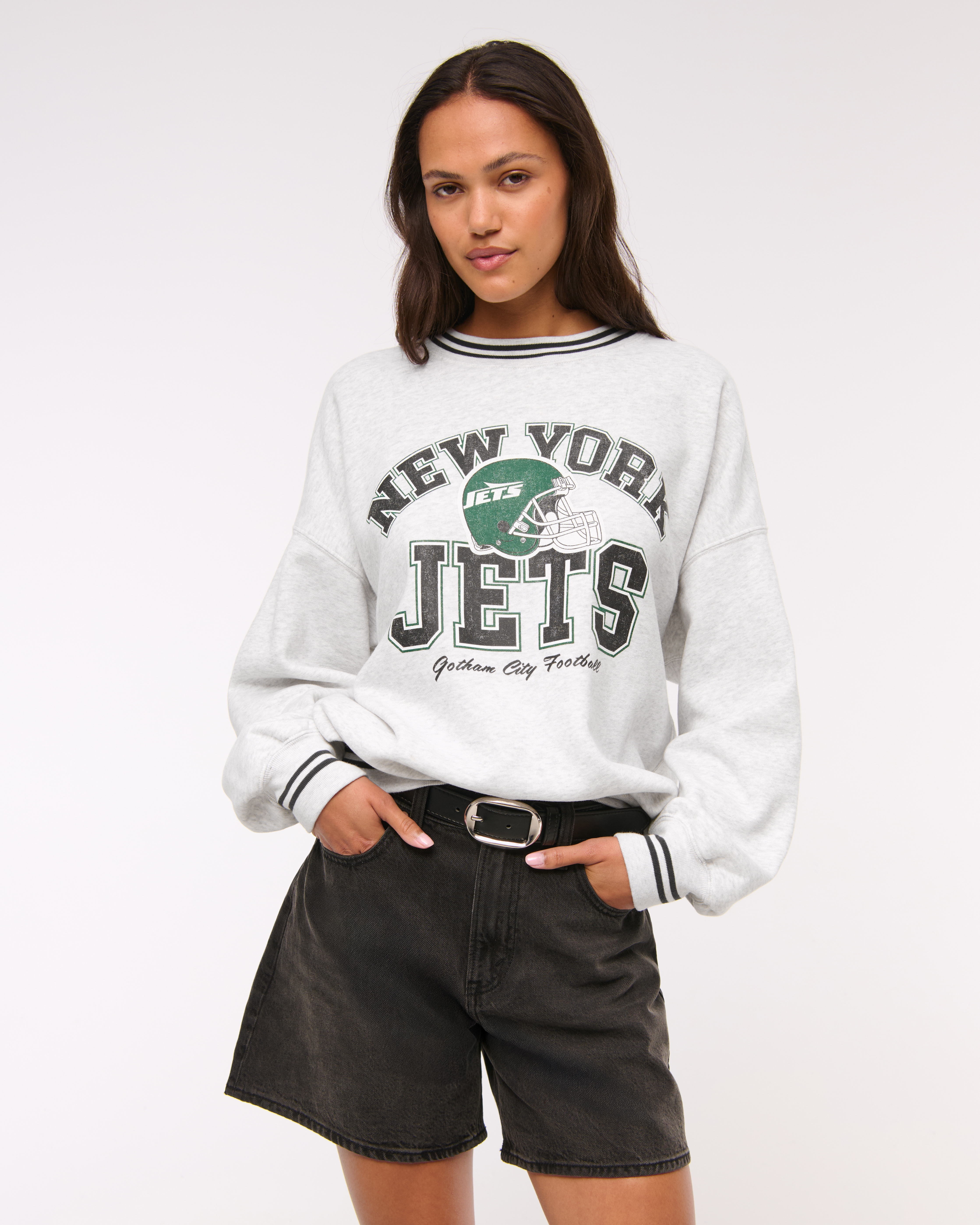 Abercrombie & Fitch New York Jets  Sunday Crew In White