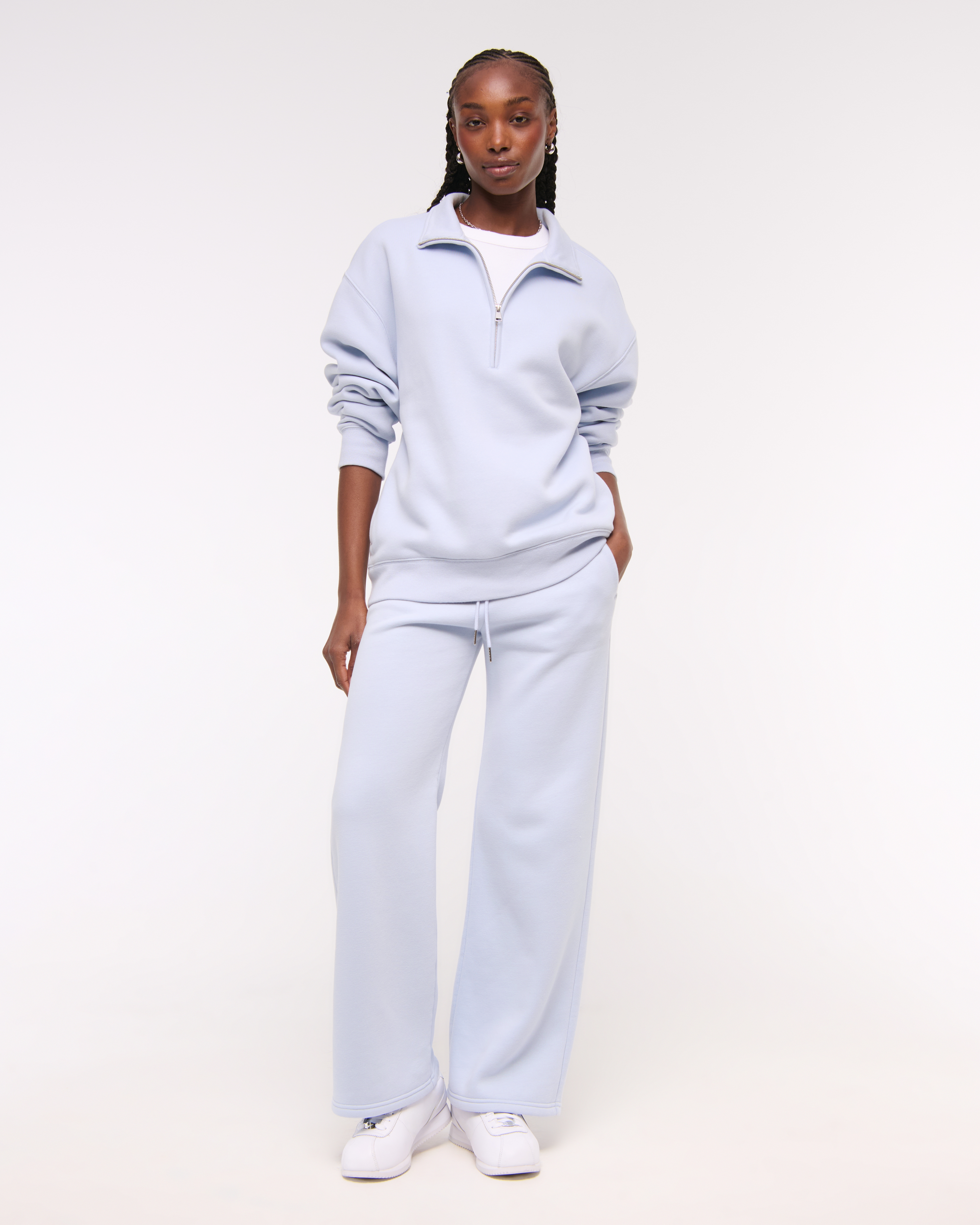 た*♡様 Half Zip Sweat Dress Half Zip Sweatshirt Dress | Recollection