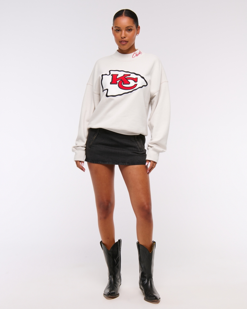 Kansas City Chiefs Sunday Mockneck Crew
