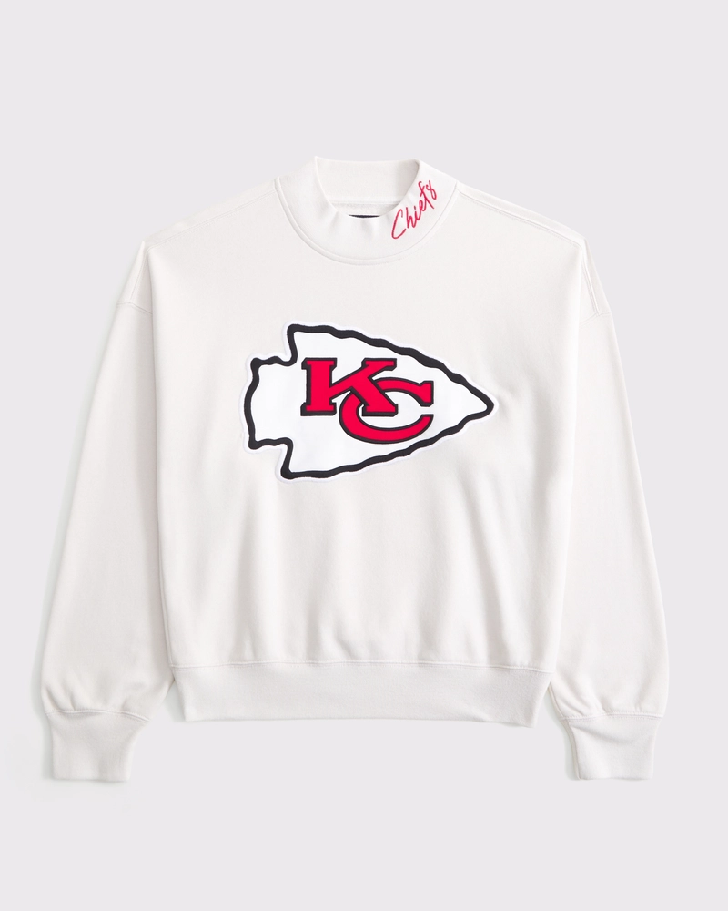 Kansas City Chiefs Sunday Mockneck Crew