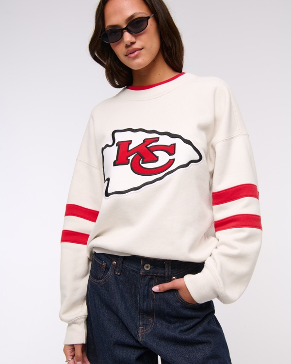 Kansas City Chiefs Sunday Crew, Cream - Chiefs view 1