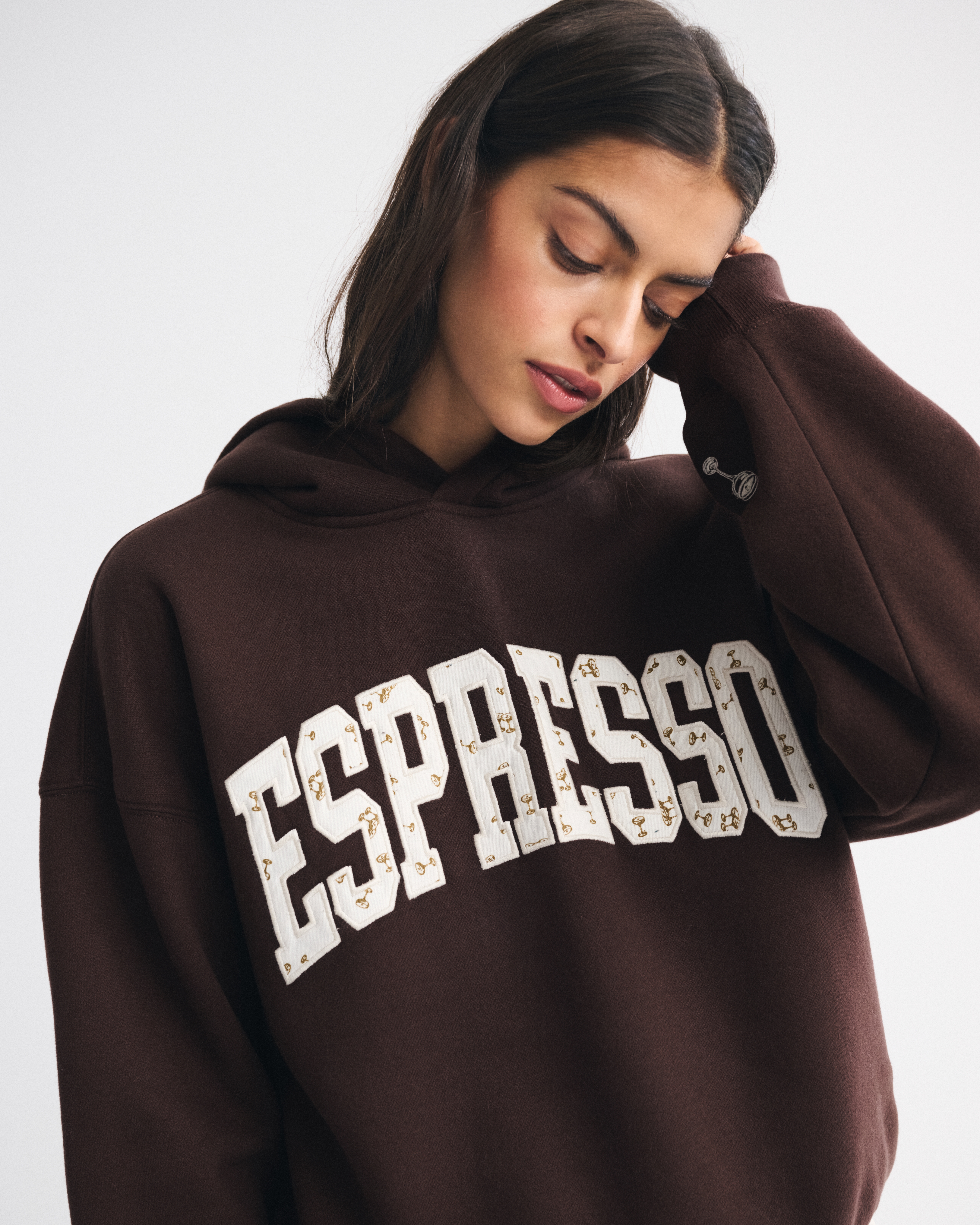 Abercrombie & Fitch Espresso Sunday Hoodie In Brown