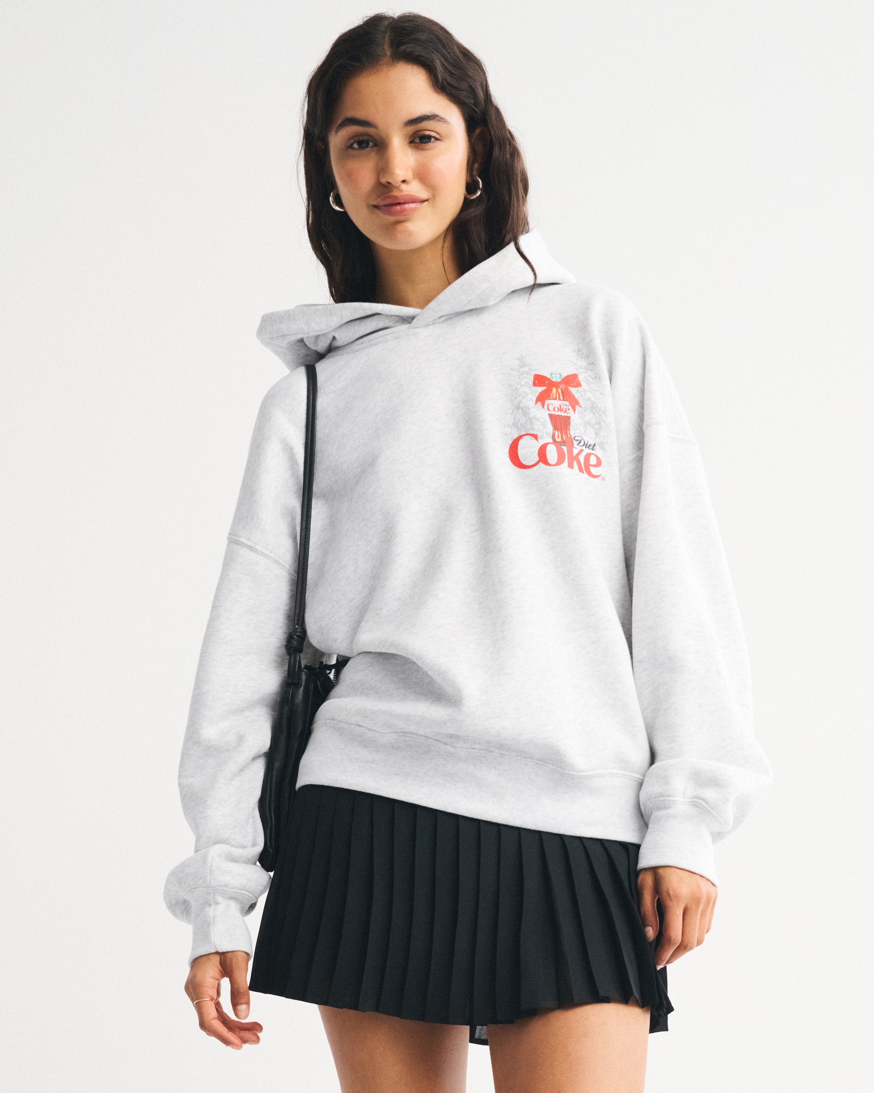 Abercrombie & Fitch Diet Coke Sunday Hoodie In Gray