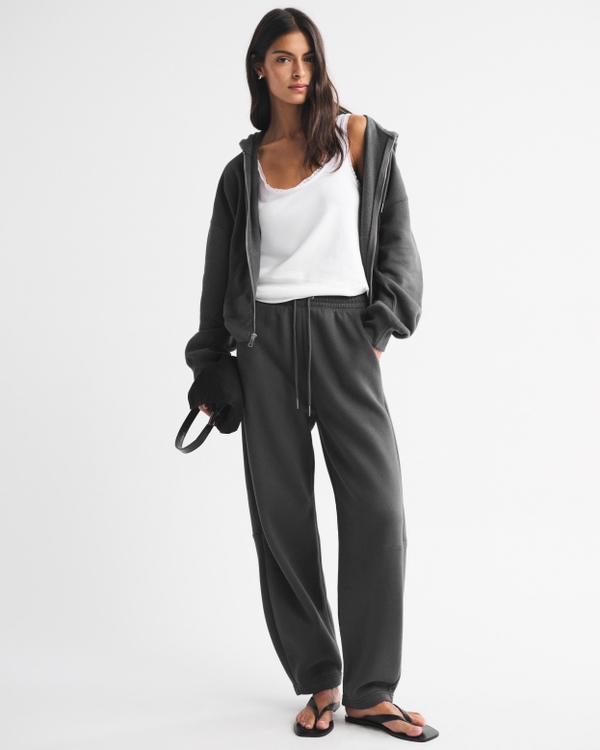 Sunday Hooded Full-Zip, Dark Gray view 2
