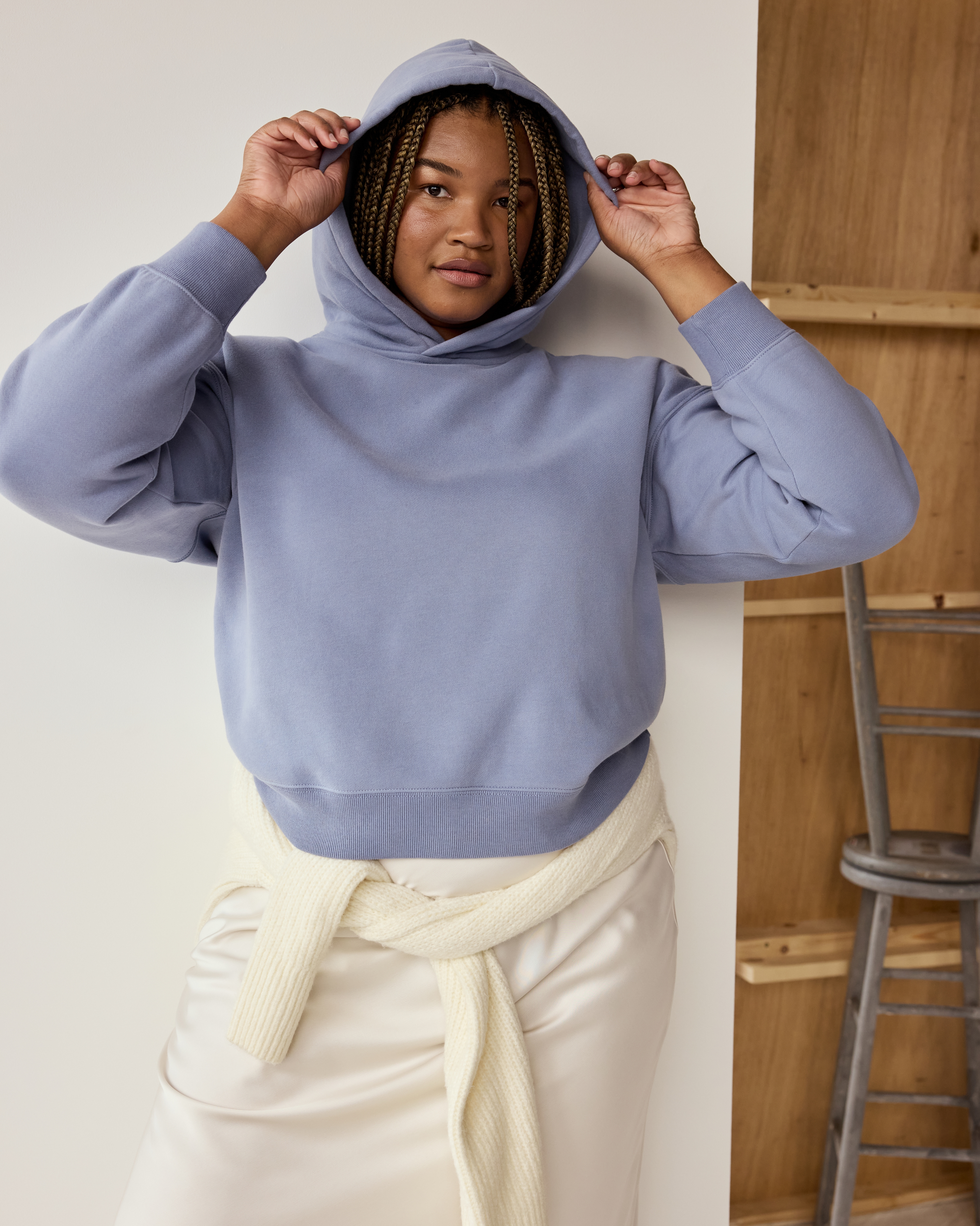 Abercrombie & Fitch Sunday Hoodie In Blue