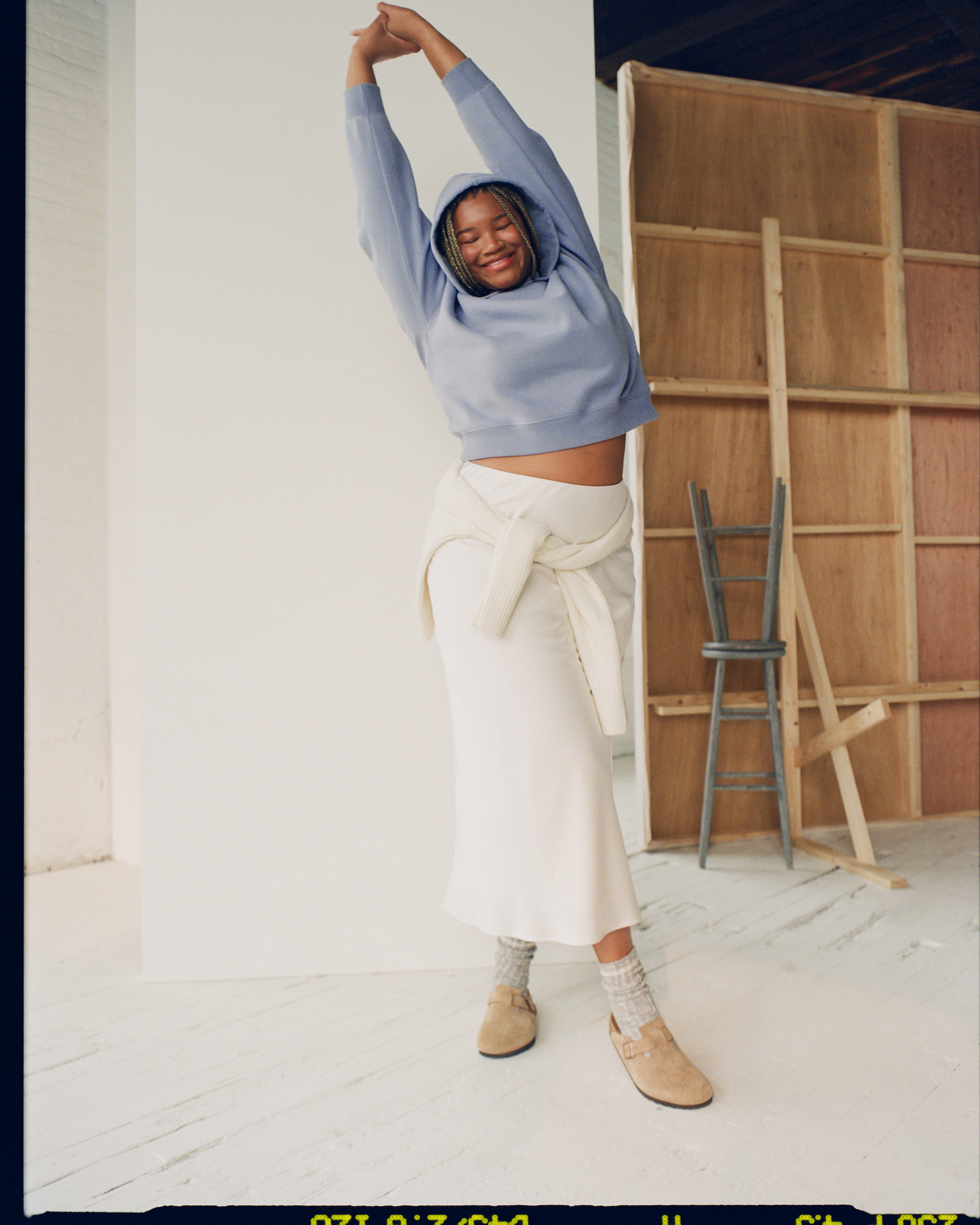 Abercrombie & Fitch Sunday Hoodie In Blue