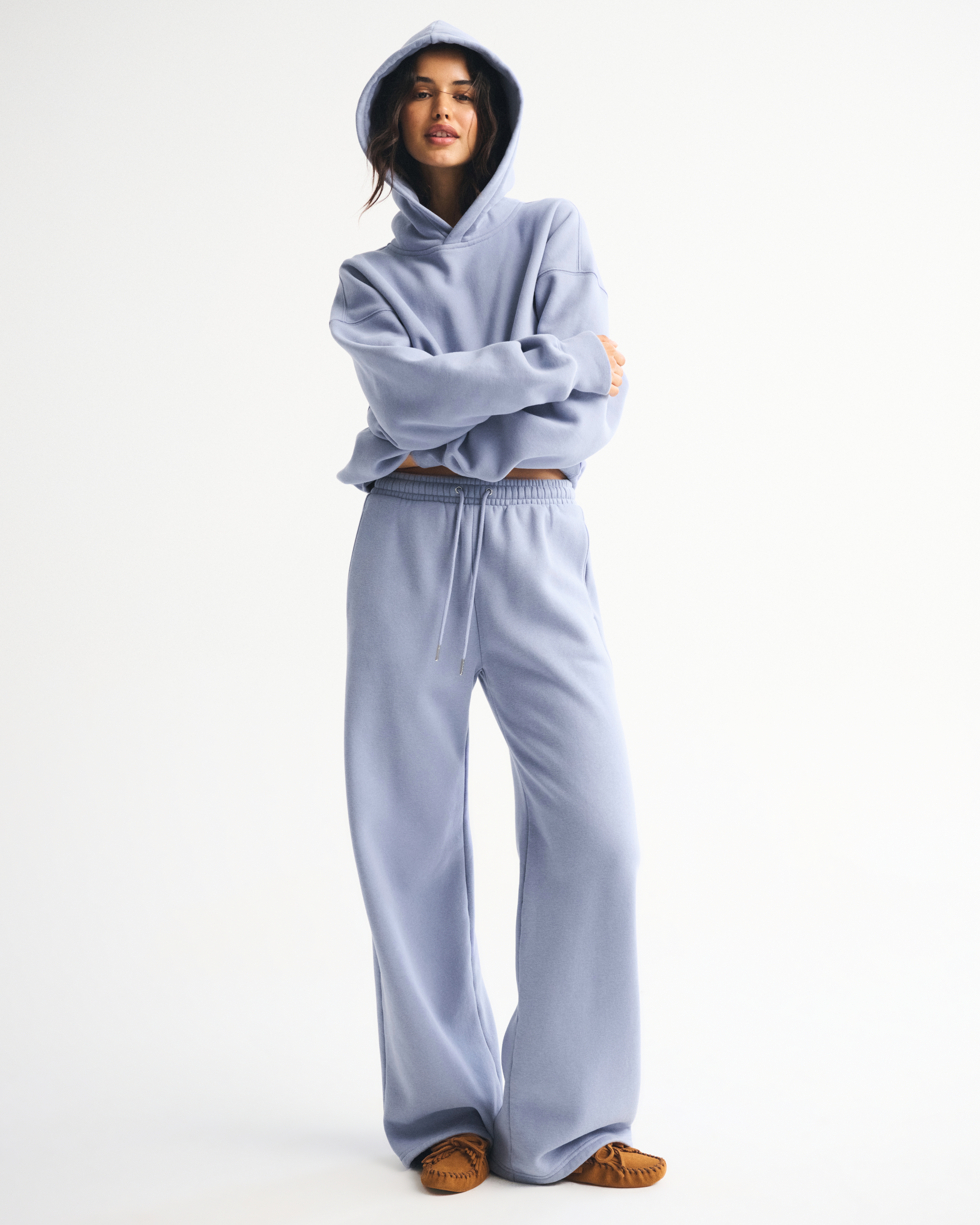 Abercrombie & Fitch Sunday Hoodie In Blue