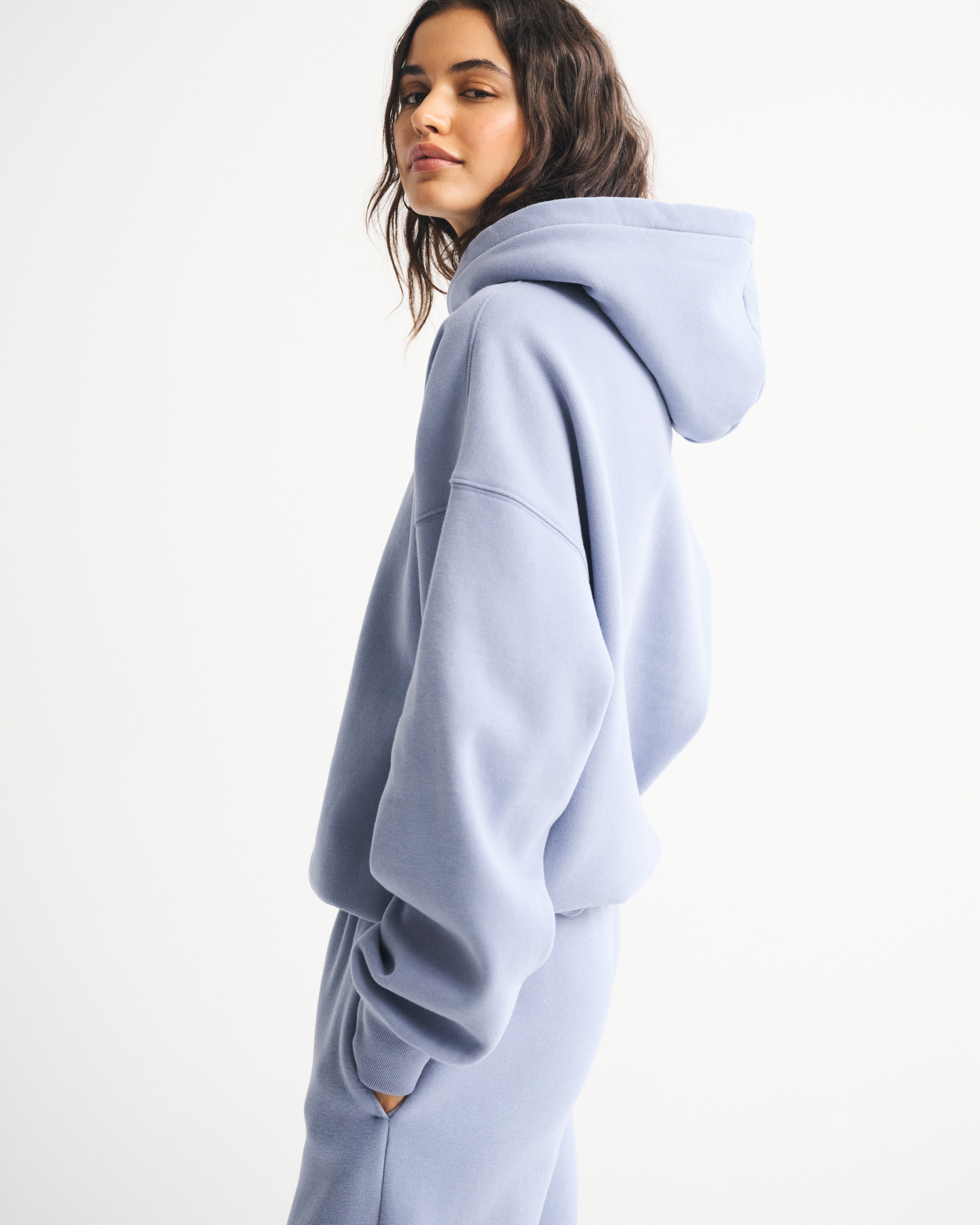 Abercrombie & Fitch Sunday Hoodie In Blue