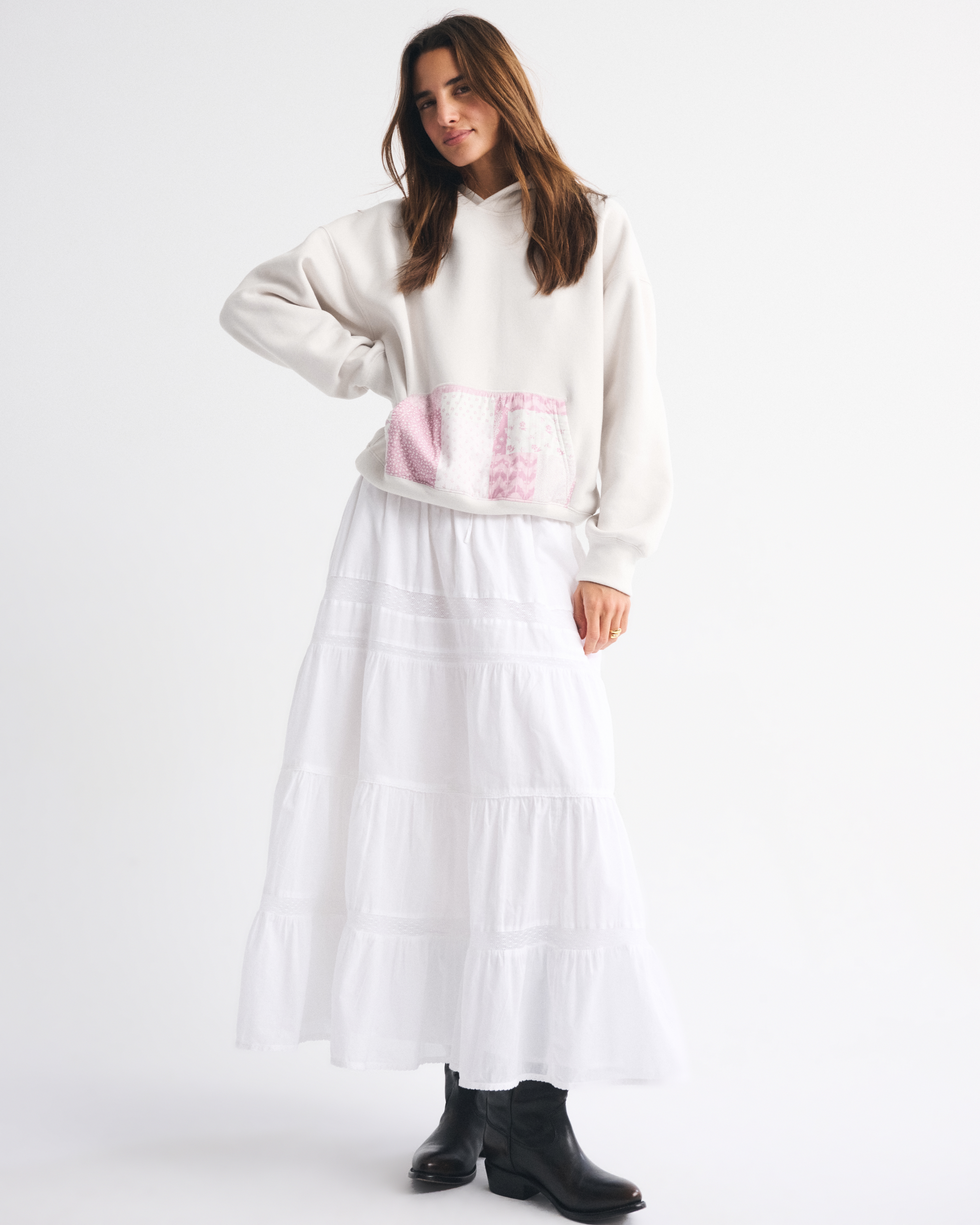 Abercrombie & Fitch Sunday Hoodie In Sand