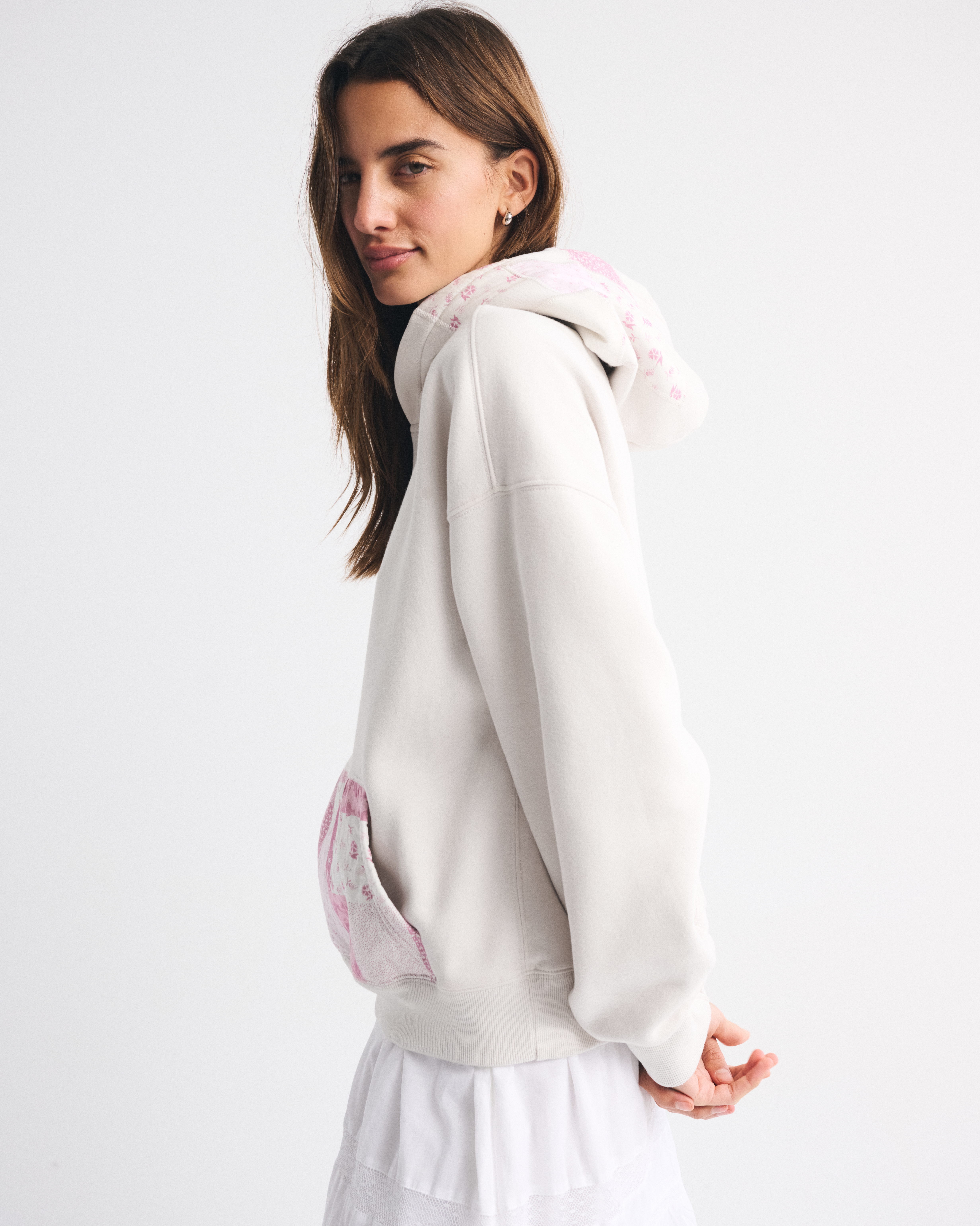 Abercrombie & Fitch Sunday Hoodie In Sand