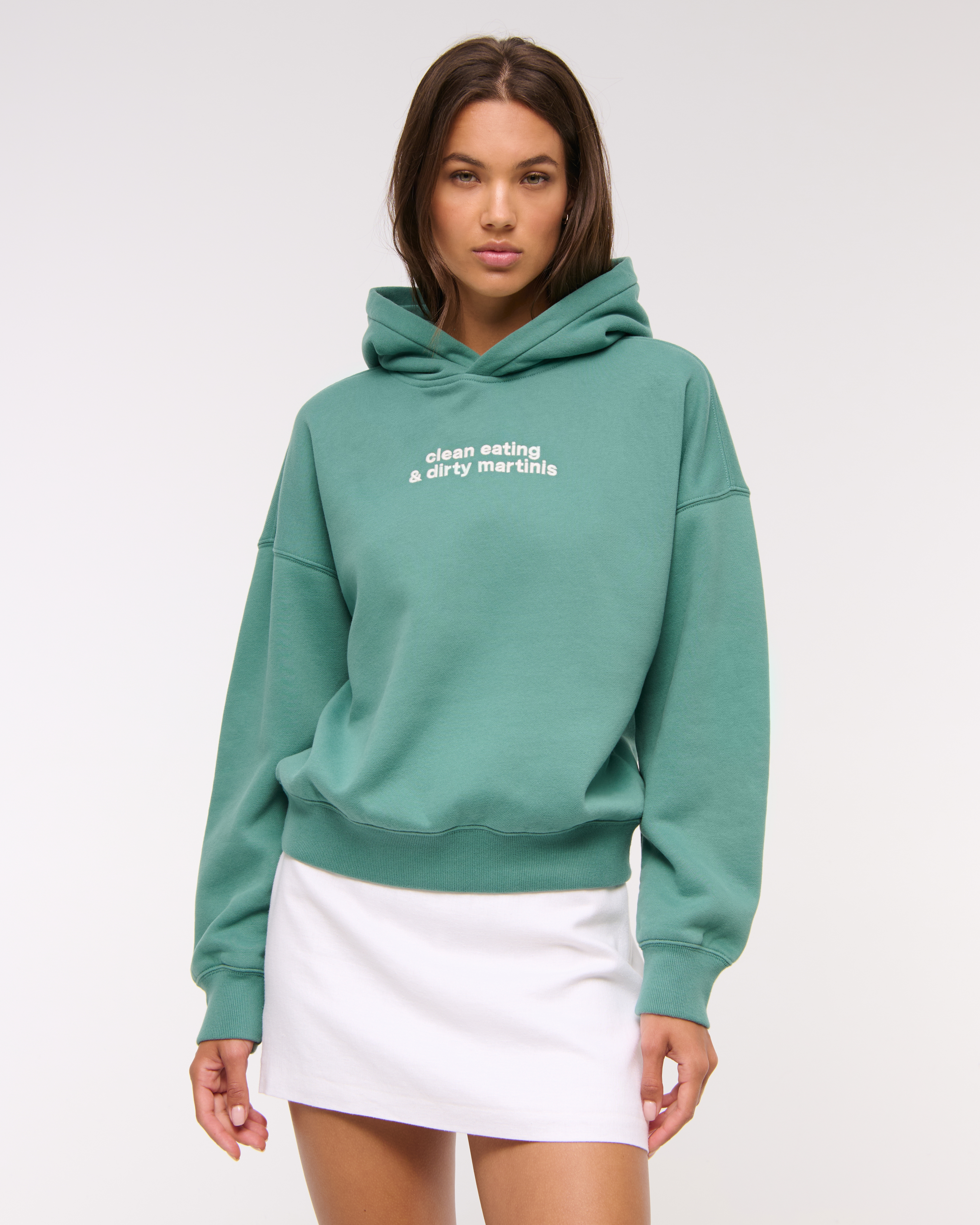 Abercrombie & Fitch Sunday Hoodie In Green