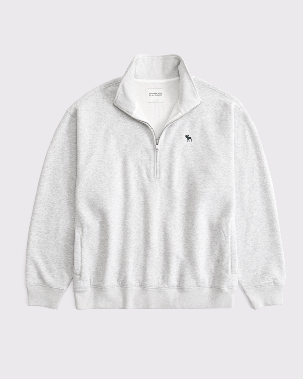 Sunday Icon Half-Zip, Med Grey Pattern view 1