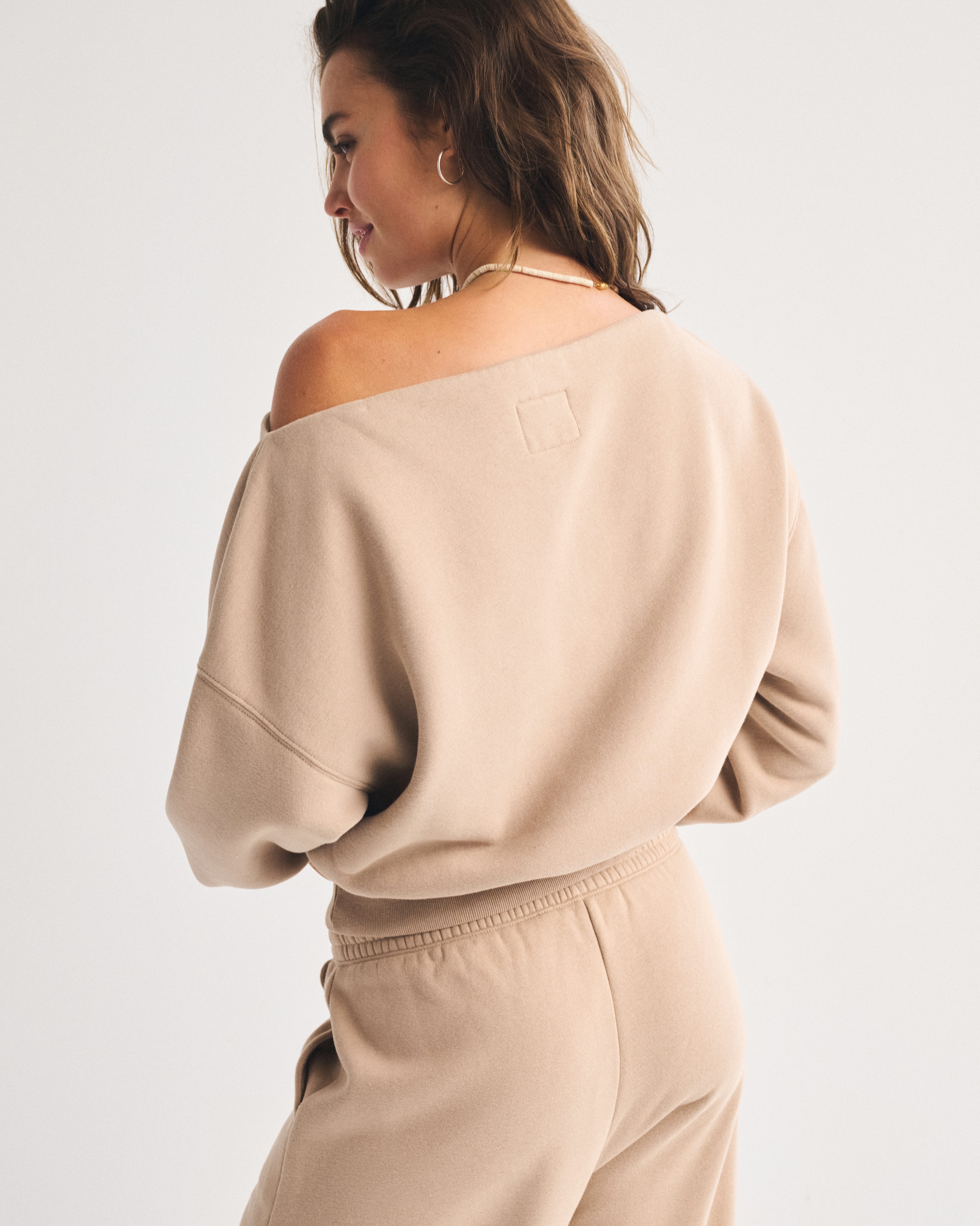 Abercrombie & Fitch Sunday Slash Top In Brown