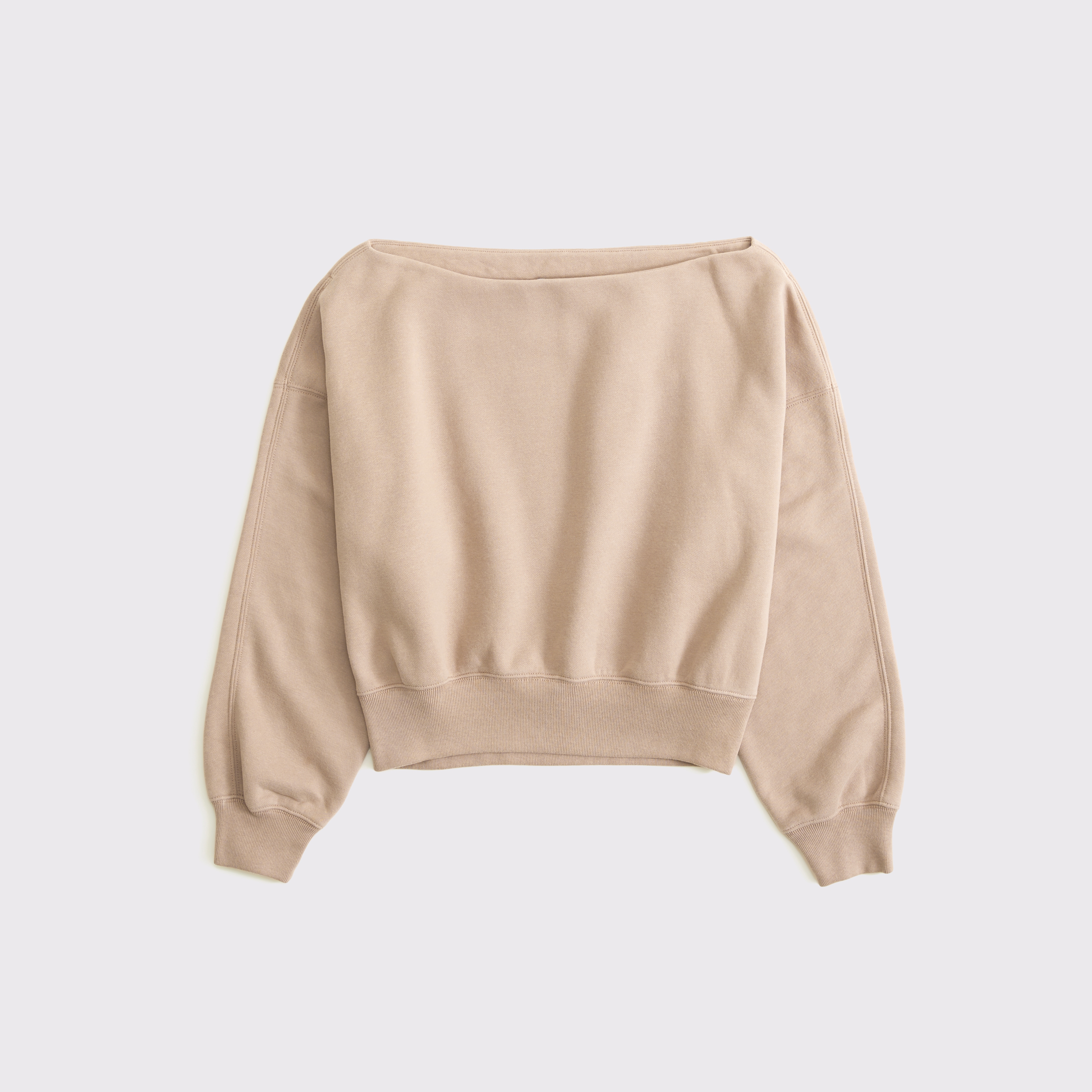 Abercrombie & Fitch Sunday Slash Top In Brown