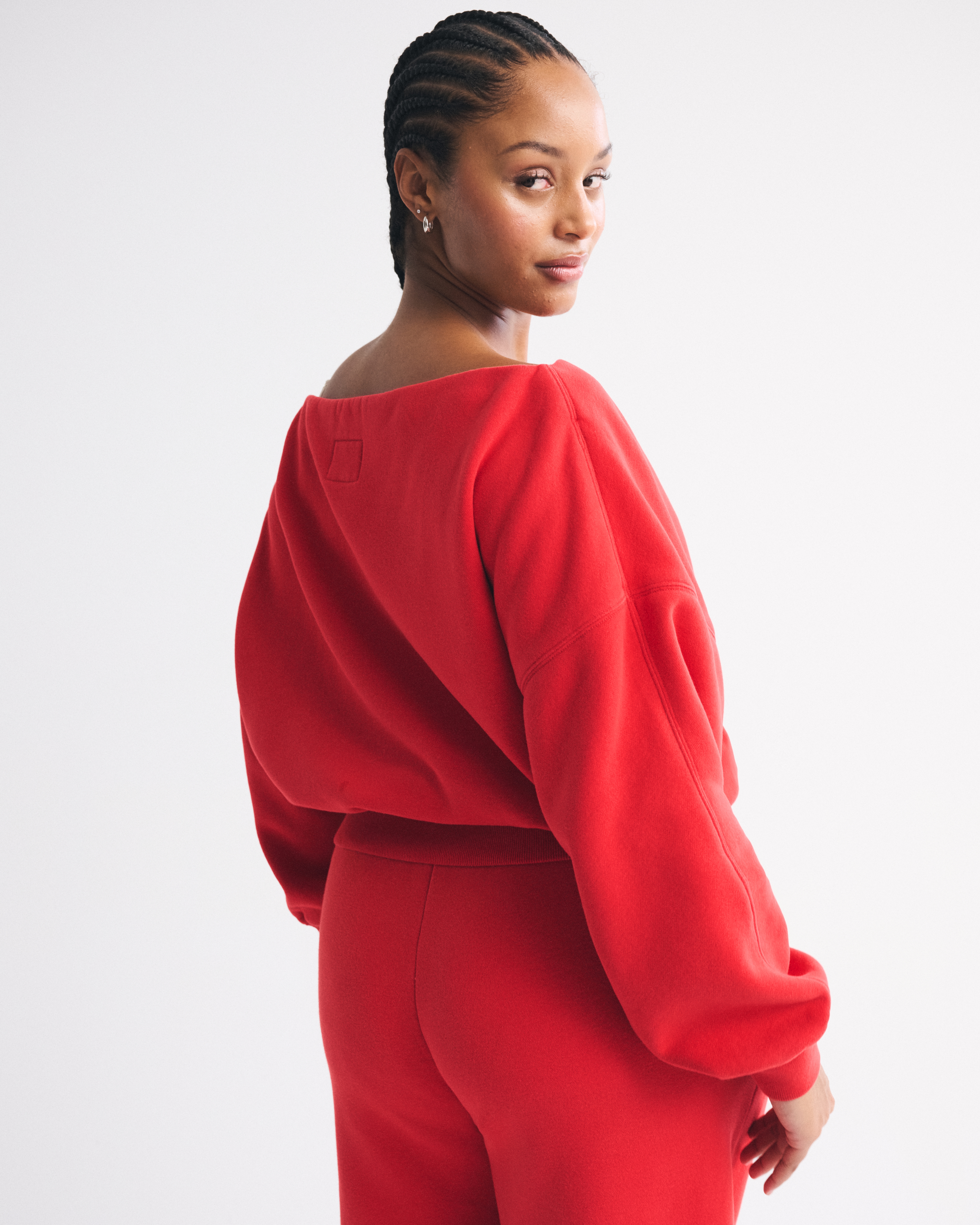 Abercrombie & Fitch Sunday Slash Top In Red