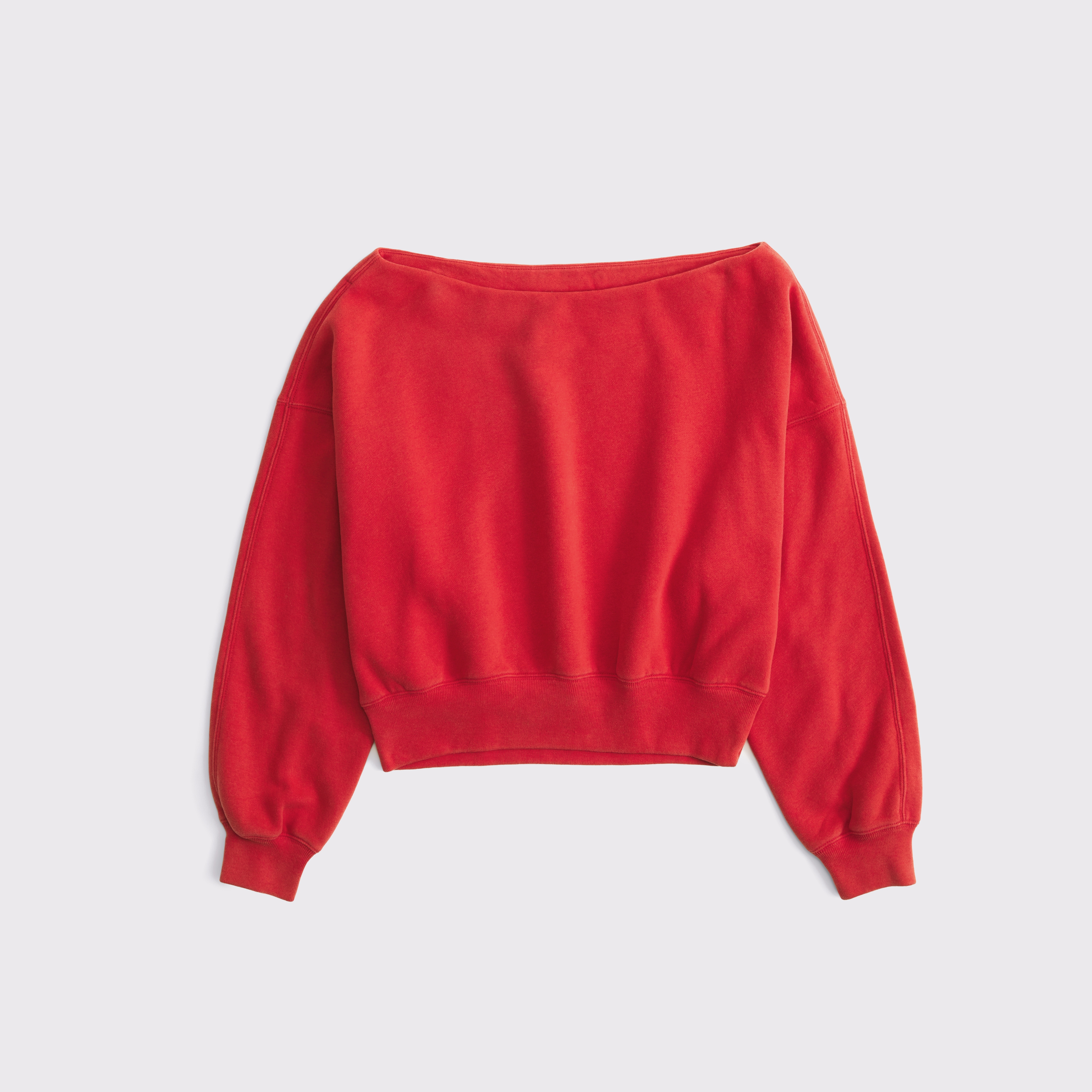 Abercrombie & Fitch Sunday Slash Top In Red