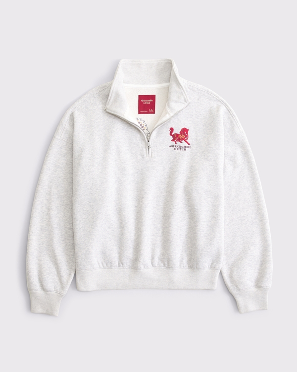 Women's Lunar New Year Sunday Half-Zip | Women's Tops