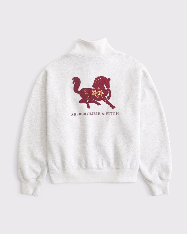 廃盤新品未使用Abercrombie & FitchCologne 41 Women's Lunar New Year Sunday Half-Zip | Women's Clearance