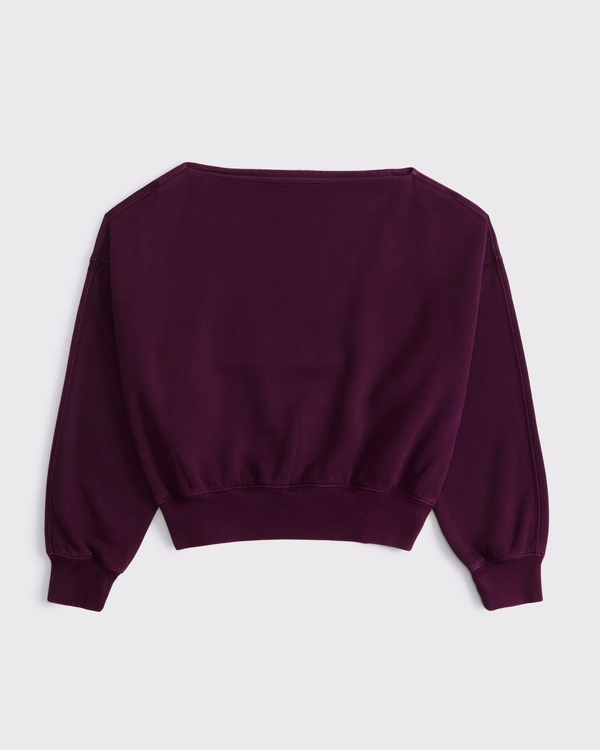 Sunday Slash Top, Plum view 1