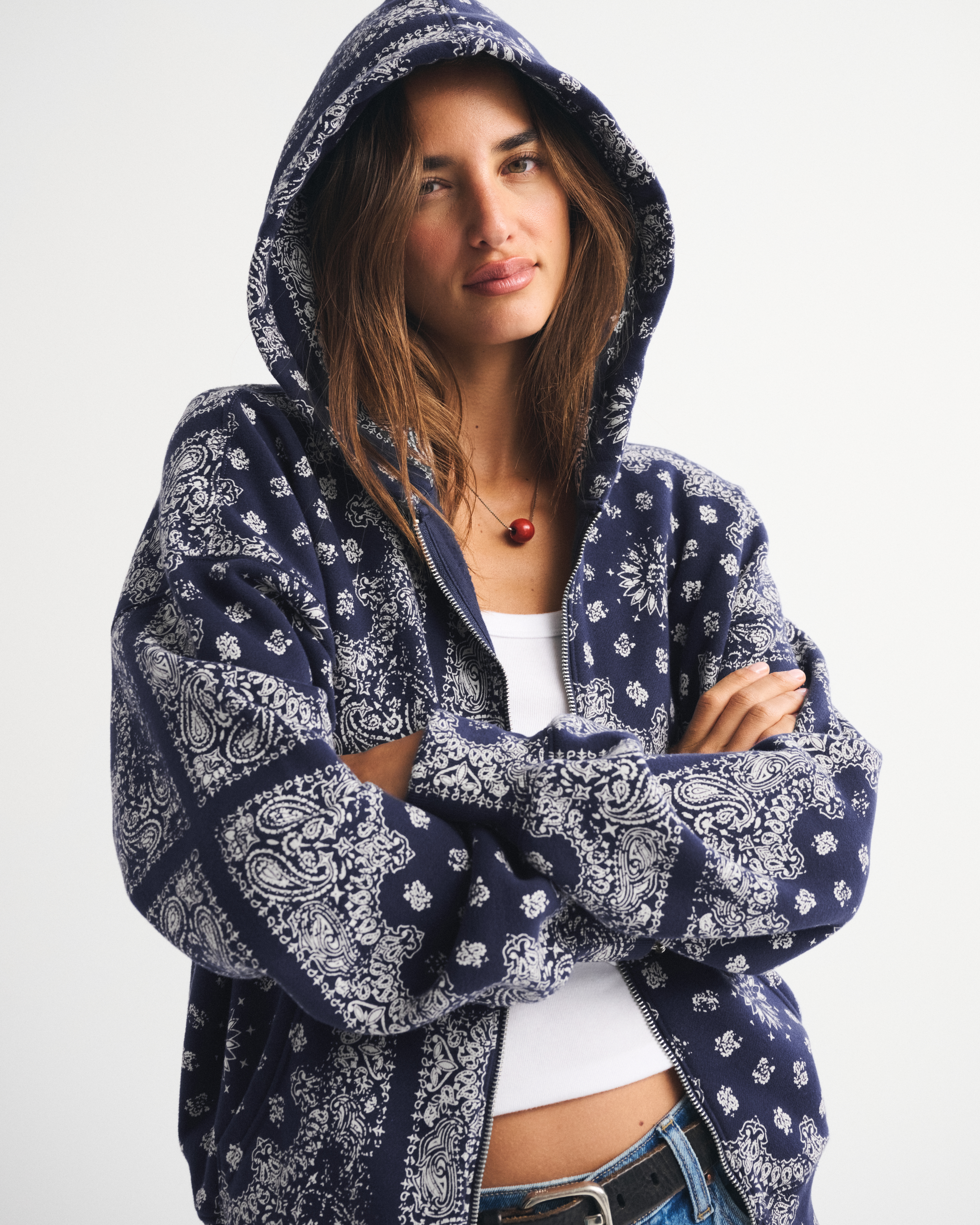 おまとめ【q1176】【fl1112】 Women's Sunday Hooded Full-Zip | Women's Tops | Abercrombie.com