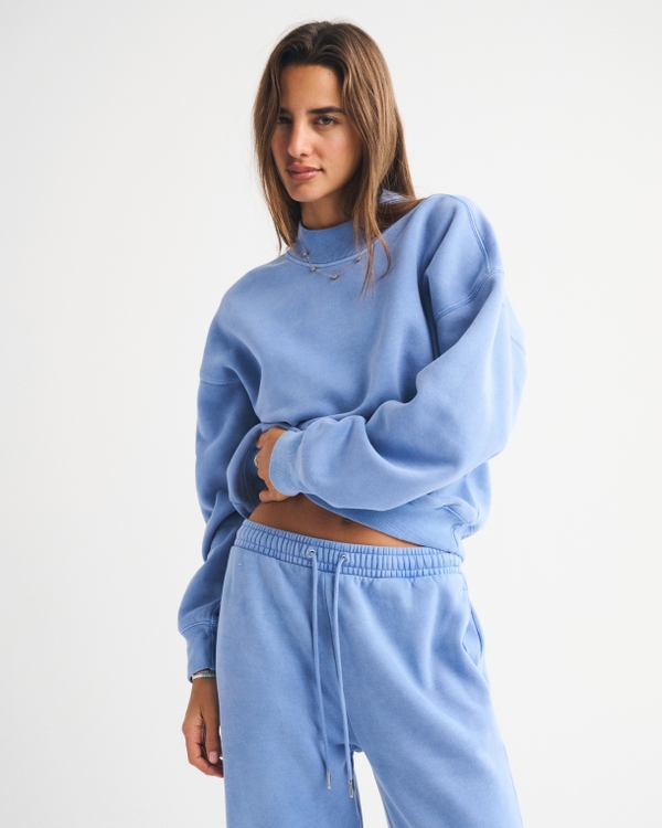 Sunday Mockneck Crew, Blue view 1